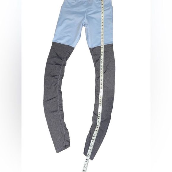 ALO Yoga Goddess blue and grey high waist leggings size Medium - Picture 5 of 6